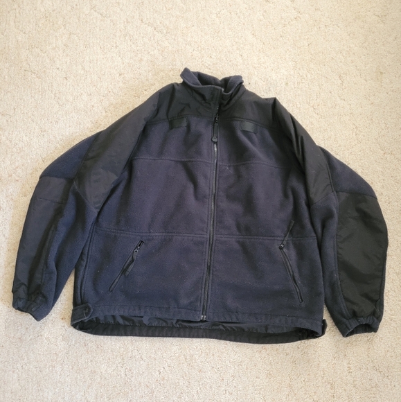 5.11 Tactical Navy and Black Fleece Jacket - Picture 1 of 5